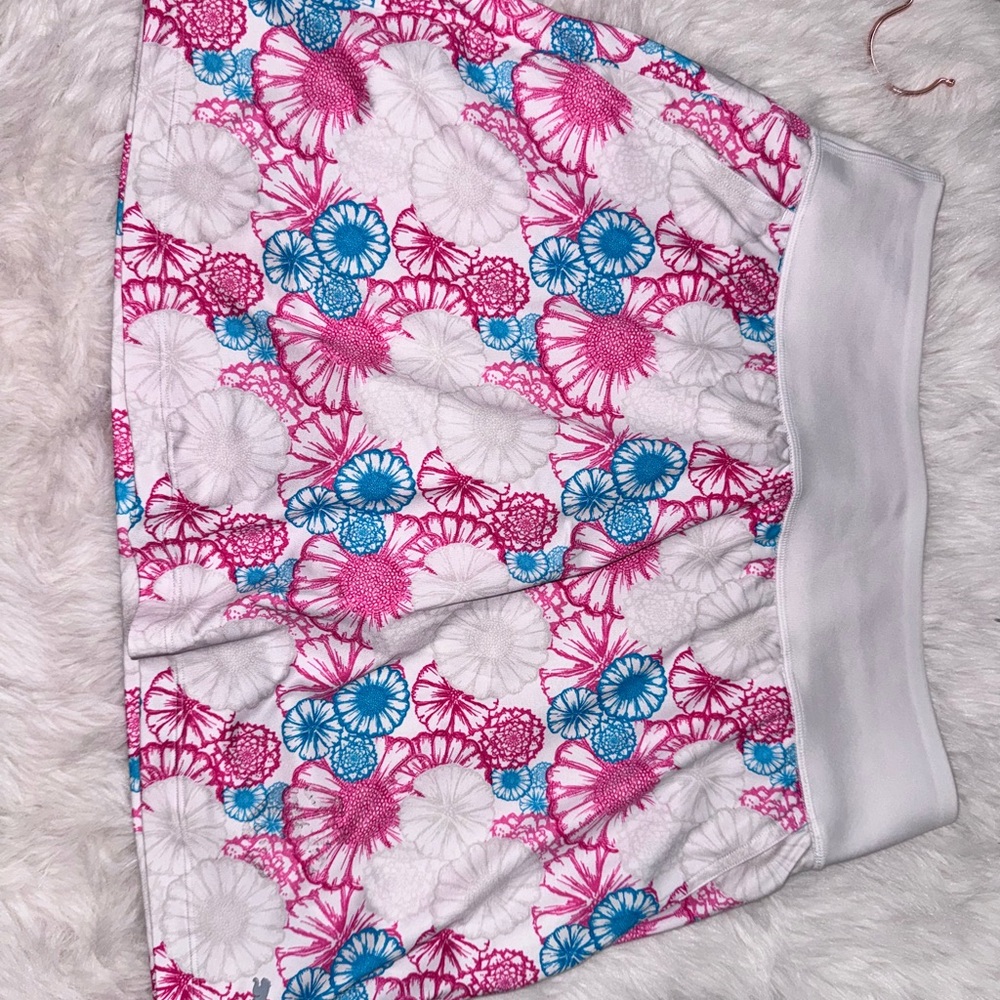 Puma Floral Skirt with Pink and Blue Design
